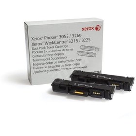 Resim Xerox 3052 /3260 /3215 /3225 Orjinal Siyah Toner Ikili 106r02782 