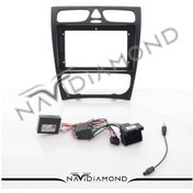Resim MERCEDES BENZ C CLASS 2002-2004 W203 03 06 CLK ANDROİD TEYP ÇERÇEVE (9 INCH) - SOKET - CANBUS 