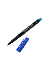 Resim Faber Castell 1525 Permanent Kalem - Asetat Kalemi M Mavi - 3 Adet Çok Renkli 
