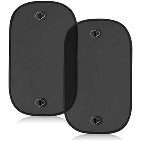 Resim Hightower 2 Adet Evrensel Güneşlik Yapışkanlı Cam Filmi Güneş Koruma Isı Yalıtımı Siyah 