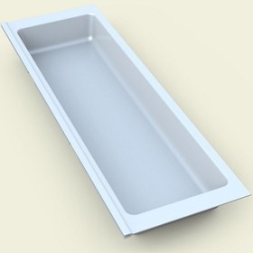 Resim Mutfak Çekmece Içi Tek Bölmeli Kepçelik-kaşıklık Beyaz 16cmx48cm Boydan 4cm Kesilebilir Beyaz 