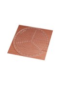 Resim Yuvarlak Merkez Bulucu Compas Cetvel 300mm/11.8in Şeffaf Akrilik Daire Ölçer Ahşap Tornacılar İçin Torna Çalışması Temiz Ve Doğru Ölçekli Merkezleme Cetveli 