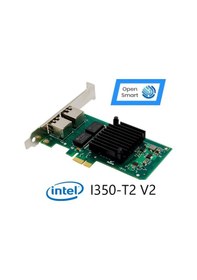 Resim Open Smart 2 Port Intel I350-T2 V2 1GbE Ethernet Kart - OPS7232NT 