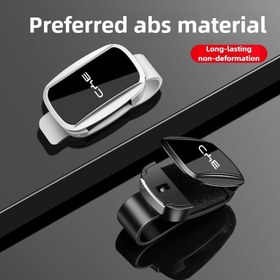 Resim BYD Araç Güneşlik Organizatörü - Gözlük Tutucu Klipsli, Kaymaz ABS Yapı, BYD Araçlar İçin - Araç İçi Depolama Kutusu (BYD Sahipleri için İdeal Hediye), Şık Tasarım, Dayanıklı Yapı, Seyahat Gereçleri, Minimalist Aksesuar, Yüksek Mukavemetli Plastik, Sürücüler için Temel Ürün 