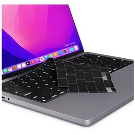 Resim Macbook Uyumlu Pro Uyumlu 2021 14 Inç A2442 Klavye Koruyucu Kılıf Siyah 