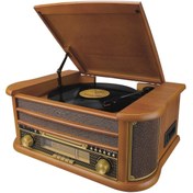 Resim Mikado Nostalgia Mn-p325 Dönence Pikap Ahşap 2x5w Stereo Spk Mp3 Çalar Usb-radyo-cd-kaset -bt Müzik 