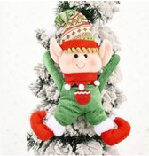 Resim Noel Dekorasyon Peri Perde Toka Kapı Asılı 