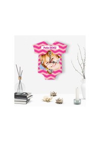 Resim Kişiye Özel Dekoratif Çocuk Duvar Saati - K-77 Çok Renkli 