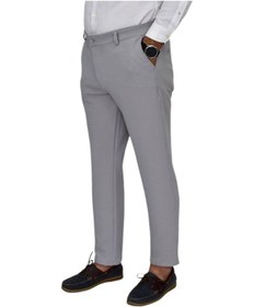 Resim Erkek Likralı Petek Dokuma Kumaş Pantolon Regular Fitt Bgl-st04491 Gri 