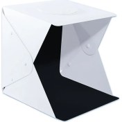 Resim Sanger Portatif Işıklı 3 Ledli Ürün Çekim Çadırı 40 x 40 cm 