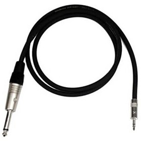 Resim BK5 5 Metre 3.5 MM + 6.3 MM Bilgisayar Amfi Arası Kablo 