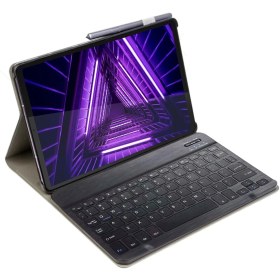 Resim Microcase Lenovo Tab M10 TB-X306F 10.1 Tablet Bluetooth Klavyeli Standlı Kılıf - Bkk1 