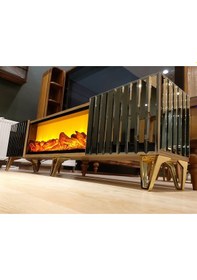 Resim Lora Mobilya Dekoratif Şömine Tvsehpası Tvünitesi (548166082) 