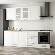 Resim Minar 270 cm Mebran C Mutfak Dolabı Beyaz 270-MCB3 