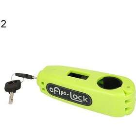 Resim Yeşil Gidon Kavrama Kilidi Motosiklet Scooter Gidon Gaz Kavrama Kilidi Fren Kolu Anti-hırsızlık Güvenlik 