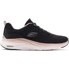 Resim Skechers Vapor Foam - Midnight Glimmer Womens Memory Foam Sneaker Black Hafızalı Taban Kadın Günlük Spor Ayakkabı Siyah Siyah 