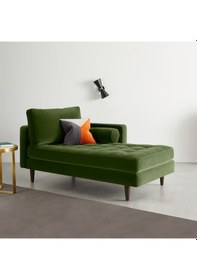 Resim Ürgüp Yeşil Josefin Koltuk Kanepe Rahat Tv Koltuğu, Dinlenme Koltuğu, Terapi Ve Psikolog Koltuğu Sol Yeşil 