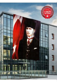 Resim Atatürk Bayrağı 70x105 Cm - Raşel Kumaş 1. Kalite No13 70 x 105 CM 