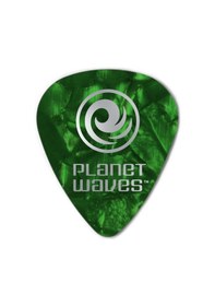 Resim Planet Waves 1cgp6-10 Selüloit Pena Green Pearl Heavy 10'lu Paket Yeşil Sedefli - Sert - Şık 