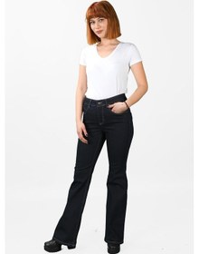 Resim Kadın Çan Paça Kot Pantolon Tint 