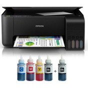 Resim Epson Ecotank L3250 Wifi + Fotokopi + Tarayıcı Renkli Çok Fonksiyonlu Tanklı Yazıcı + 1 Siyah Mürekkep 