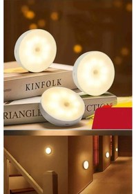 Resim Hareket Sensörlü - Usb Şarjlı - Led Işık Lamba - 4000 Kelwin 