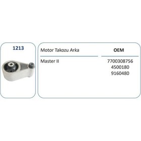 Resim Fkk1213 - Motor Takozu Arka Alt Master Iı Movano 1,9dtı 2,5dtı 