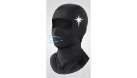 Resim Flex Premium Reflektörlü Siyah Kar Maskesi Model 21 Balaklava Balaclava Motorsiklet Scooter Bisiklet Spor 