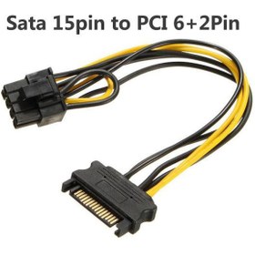 Resim 8 Pin Pcı-e Sata Power Kablosu 