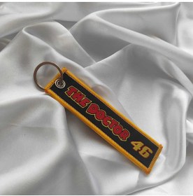 Resim CEBECİOTO THE DOCTOR DOKUMA MOTOR-ARABA ANAHTARLIK ÇİFT TARAFLI BASKI 