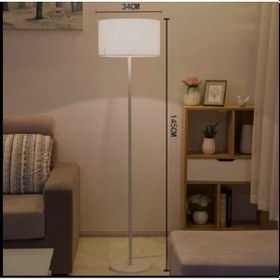 Resim Mylights Modern Spor Lambader Köşe Lambası Yerden Aydınlatma Beyaz 