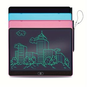 Resim 16 inç/41 cm LCD Yazı ve Çizim Tableti, Eğitici Doğum Günü Hediyesi, Noel ve Cadılar Bayramı Karnavalı İçin Hediye 