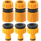 Resim Cloud011 6lı Pet Ev Bahçe Araç Hortum Bağlantı Seti 3 4 Ve 1 2 İnç 