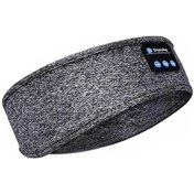 Resim Hfambition Gri Uyku Makyajı Ve Bluetooth Kulaklık 3'ü 1, Yumuşak, Konforlu, Akıllı Telefonlarla Uyumlu, Spor Ve Uyku İçin Sessiz Ve Kaliteli Ses 