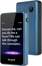 Resim Fluentalk Timekettle T1 Mini Tercüman Cihazı Wi-Fi Gerektirmez - Mavi 