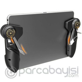 Resim MEMO AKpad6k iPad Tablet İçin 6 Parmak Tetik PUBG Mobile Joystick 