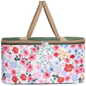 Resim Superbag 22 Litre Piknik/kamp Çantası Sepeti. Termal Termos Çanta Sıcak-soğuk Flower-250135 Flower Çok Renkli 