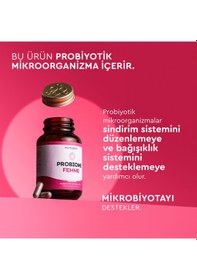 Resim Probiome-femme Probiyotik Ve Prebiyotik İçeren Takviye Edici Gıda 60 Kapsül 