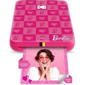 Resim Kodak Step Anında Renkli Fotoğraf Yazıcısı Barbie Iconic Printer Siyah 