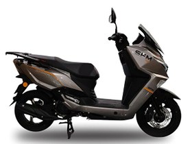 Resim SFM Lahos 50 CC Gri Benzinli Scooter Motosiklet 