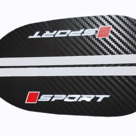Resim 2 Adet Araba Dikiz Aynası Yağmur Kaş Kar Bloklayıcı Karbon Fiber Güneşlik - Audi, BMW, Mercedes ve VW için 