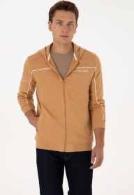 Resim U.s. Polo Assn. Erkek Camel Hırka Örme 50315746-vr015 CAMEL 