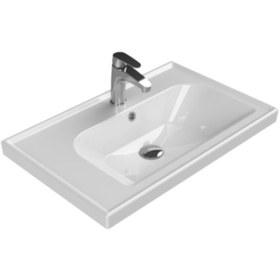 Resim TURKUAZ Cerastyle Frame 70 X 45 Cm Etajer Uyumlu Lavabo 