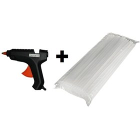 Resim inox 20 Watt Ince Silikon Tabancası + 1 Paket Ince Silikon 