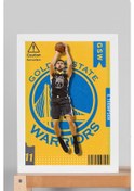 Resim Klay Thompson Çerçeveli Tablo - Golden State Warriors Nba Posteri Tablo 