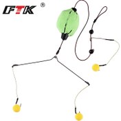 Resim FTK Paslanmaz Çelik Kancalı Sazan Balıkçılık Yem Kafesi, Hafif 0.71oz-2.12oz - Dayanıklı Yeşil File Siyah ve Sarı Balık Ağırlıkları ile, Tatlısu ve Tuzlu Su Balıkçılığı için İdeal 