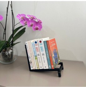 Resim Dekoratif Metal Kitap Tutucu Salon, Ofis, Çalışma Masası İçin Şık 