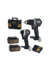 Resim Dewalt Mclaren DCK200MP2T Kömürsüz 18V 5 Ah 2 Li Akülülü Matkap Set 