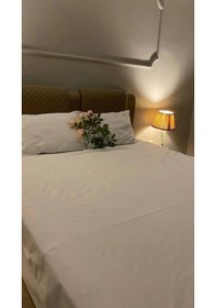 Resim Otel Tipi 10 Adet Tek Çarşaf, Çift Kişilik 63 Tel %100 Pamuk 240x280 Beyaz 