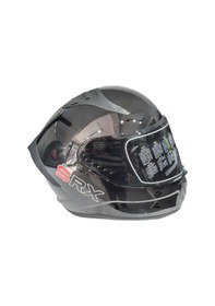 Resim Mts Pro 801 Güneş Gözlüklü Motosiklet Kaskı Parlak Siyah 
